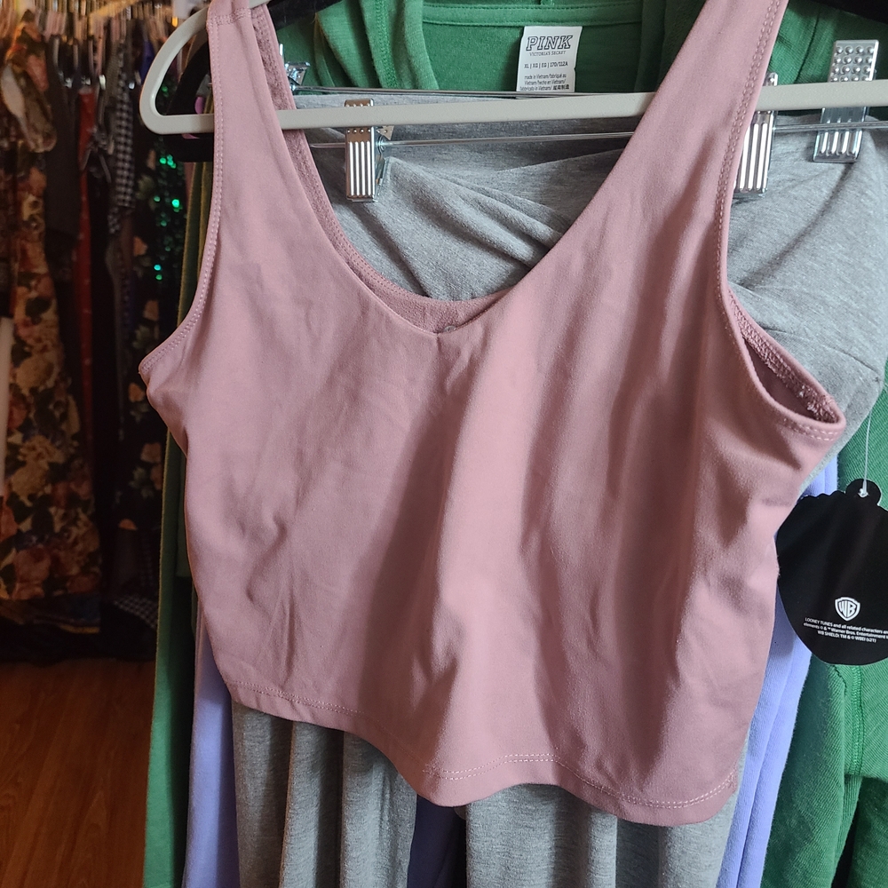 90 Degree By Reflex Mauve Tank Top